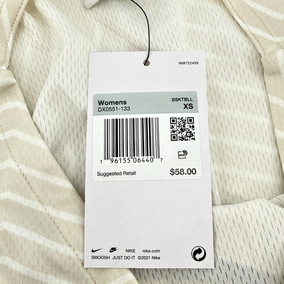 Nike Standard‎ Issue Fly Basketball Tank Top Women's V-Neck Sleeveless XS NEW - Picture 15 of 16